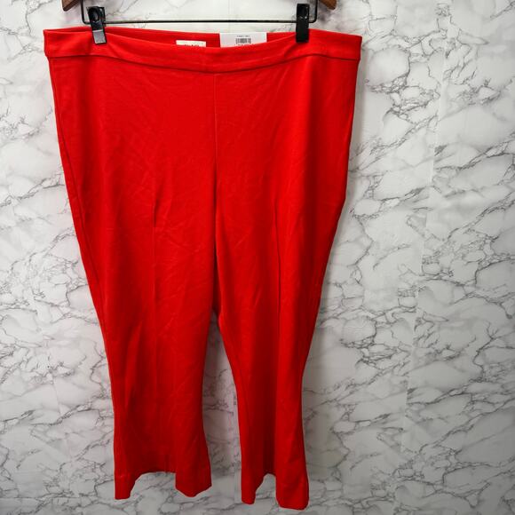 Macy's On 34th Women's Plus Pants sz 2X Short Kick Flare NEW #G855 - Picture 2 of 8